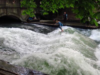 Surfing the Eisbachwelle